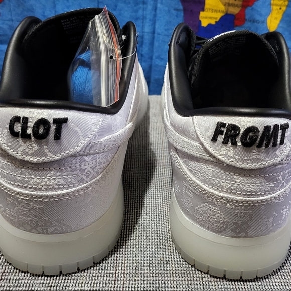 Nike Dunk Low x CLOT x Fragment Design 20th Anniversary Men’s Size 15 NEW DS - Picture 5 of 11